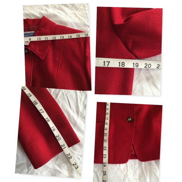 Vintage Pendleton 2pc skirt & jacket set 8 Petite - Picture 7 of 8